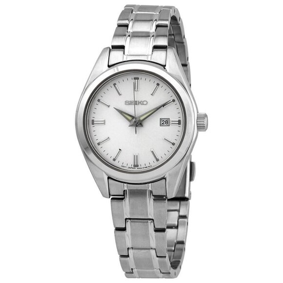 NWT Seiko Fashion Ladies Quartz Steel Authentic Watch - Picture 1 of 3